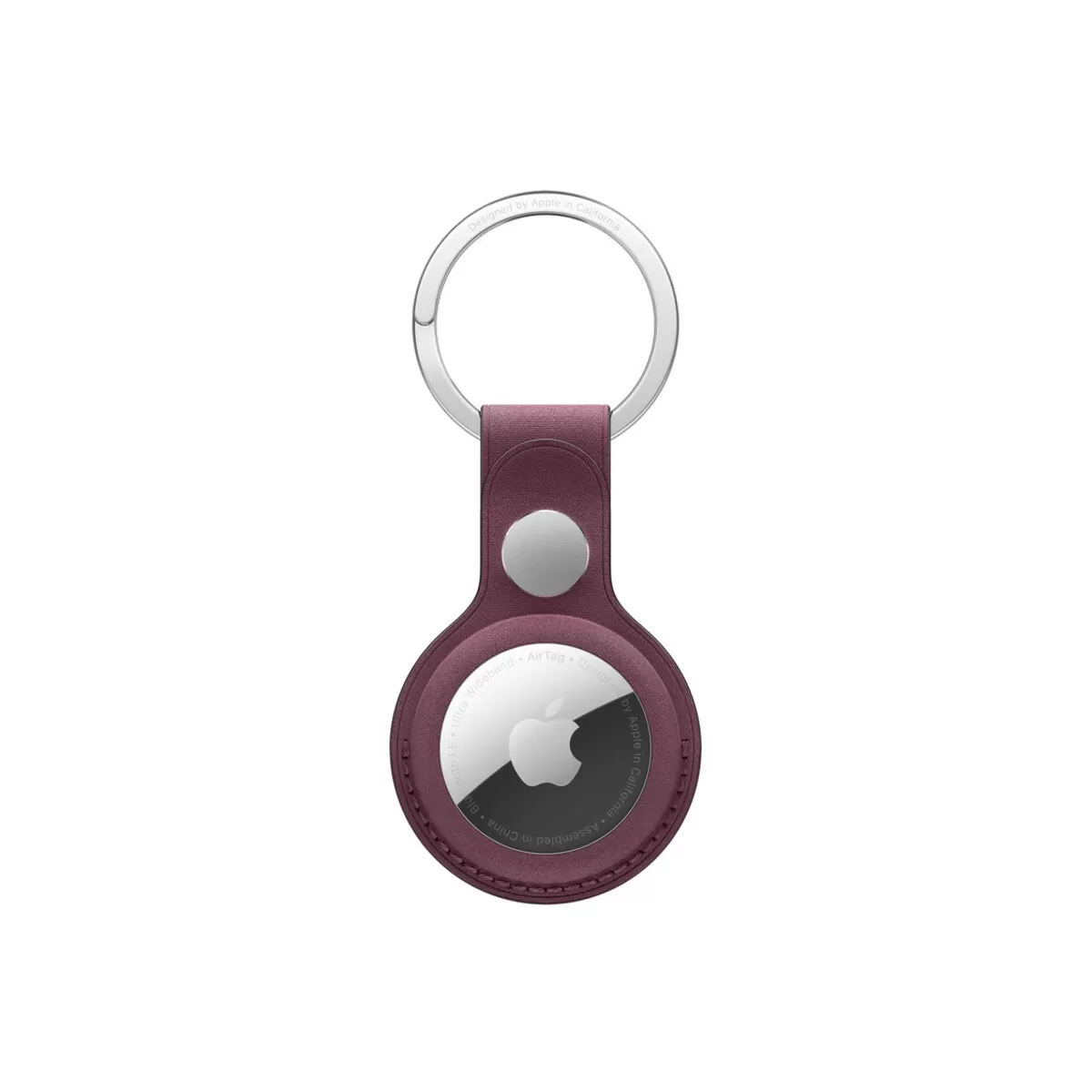 Breloc Apple AirTag FineWoven Key Ring  Mulberry