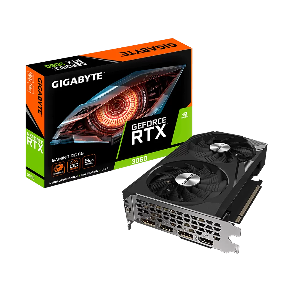 Placa Video Gigabyte GeForce RTX 3060 GAMING OC rev2.0 8GB GDDR6 128 biti