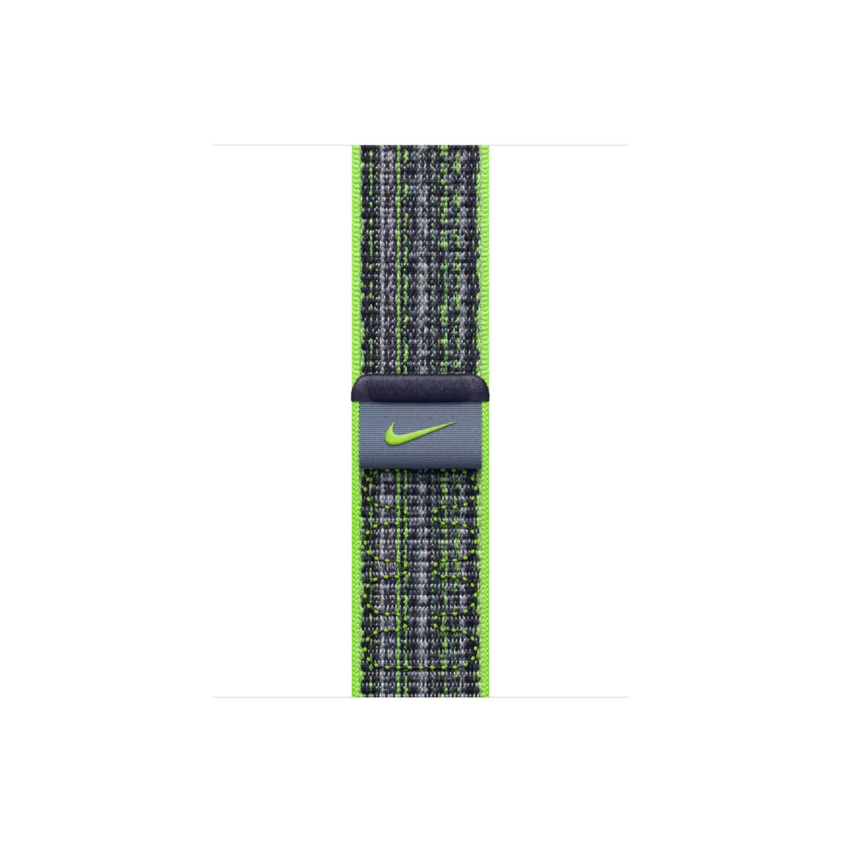 Curea Smartwatch Apple pentru Apple Watch 41mm Bright Green/Blue Nike Sport Loop