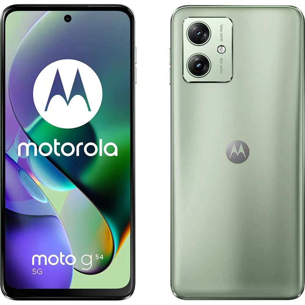 Telefon Mobil Motorola Moto G54 Power Edition  256GB Flash  12GB RAM  Single SIM  5G  Mint Green