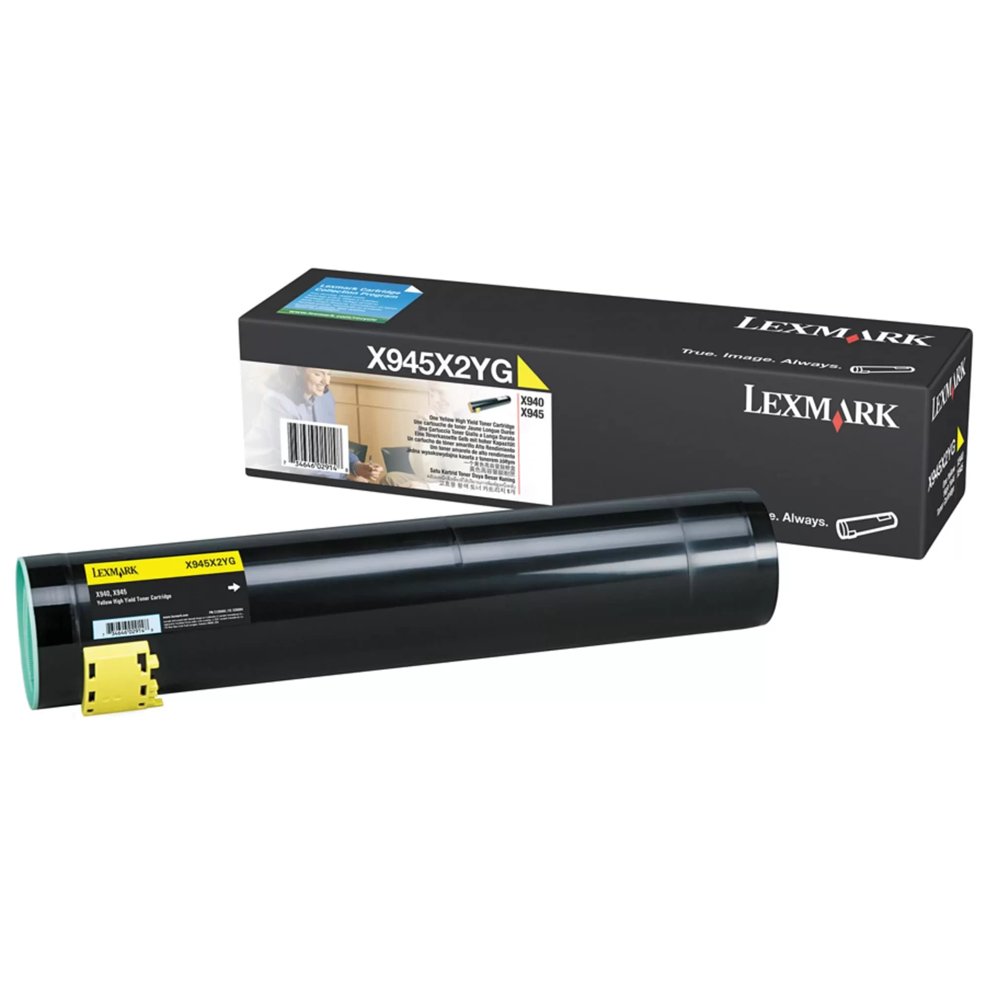 Cartus Laser Lexmark X945X2YG Yellow de mare capacitate pentru X940e X945e