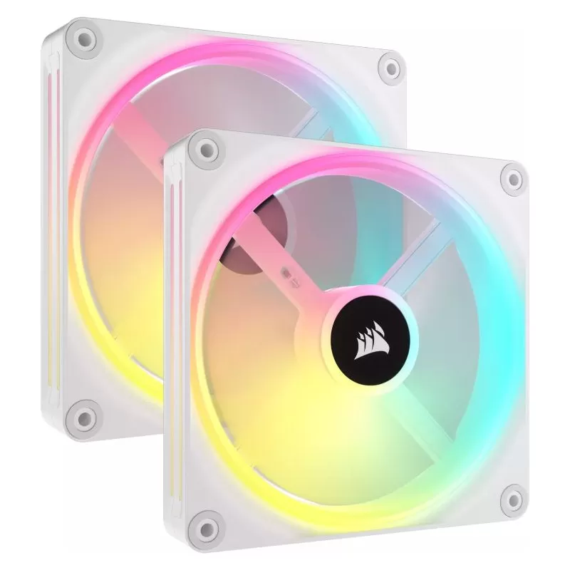 Ventilator / radiator Corsair iCUE LINK QX140 RGB Starter Kit Two Fan Pack White
