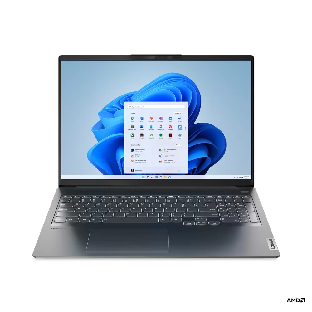 Notebook Lenovo IdeaPad 5 Pro 16ARH7 16" 2.5K AMD Ryzen 5 6600HS RAM 16GB SSD 1TB No OS Storm Grey