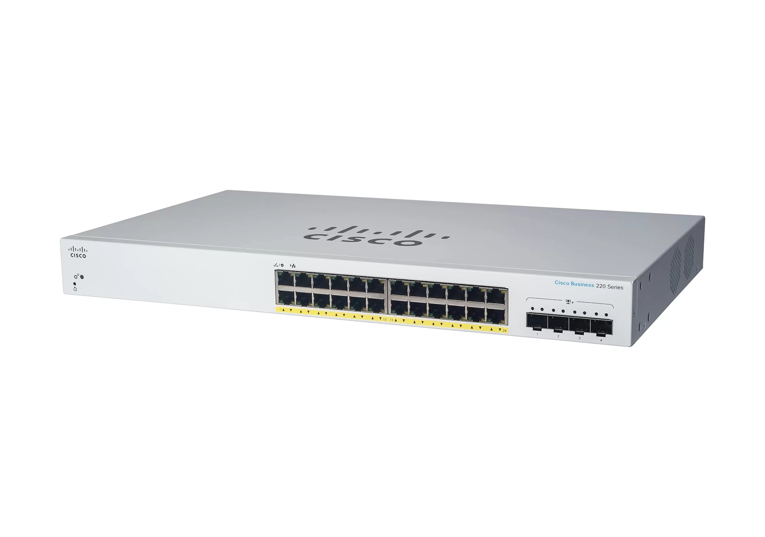 Switch Cisco CBS220-24FP-4X cu management cu PoE 24x1000Mbps + 4xSFP+