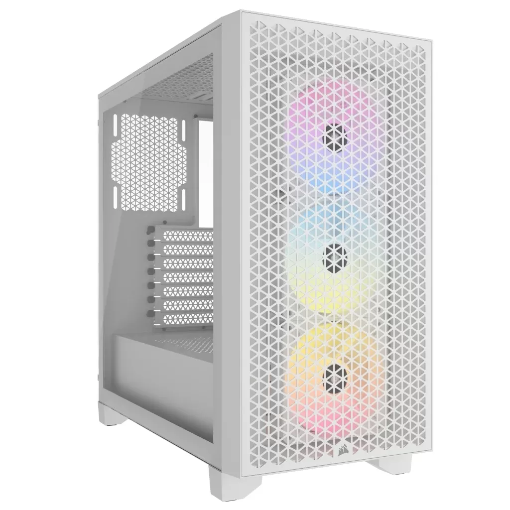 Carcasa PC Corsair 3000D RGB AIRFLOW White