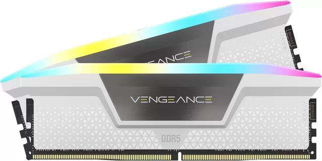 Memorie Desktop Corsair Vengeance RGB 32GB(2 x 16GB) DDR5 5600Mhz CL40 White