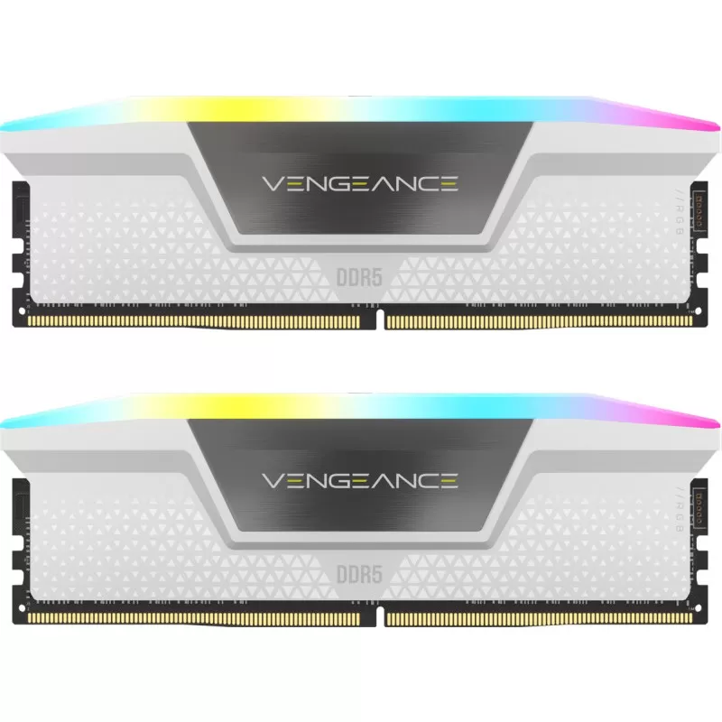 Memorie Desktop Corsair Vengeance RGB 32GB(2 x 16GB) DDR5 6400Mhz CL36 White