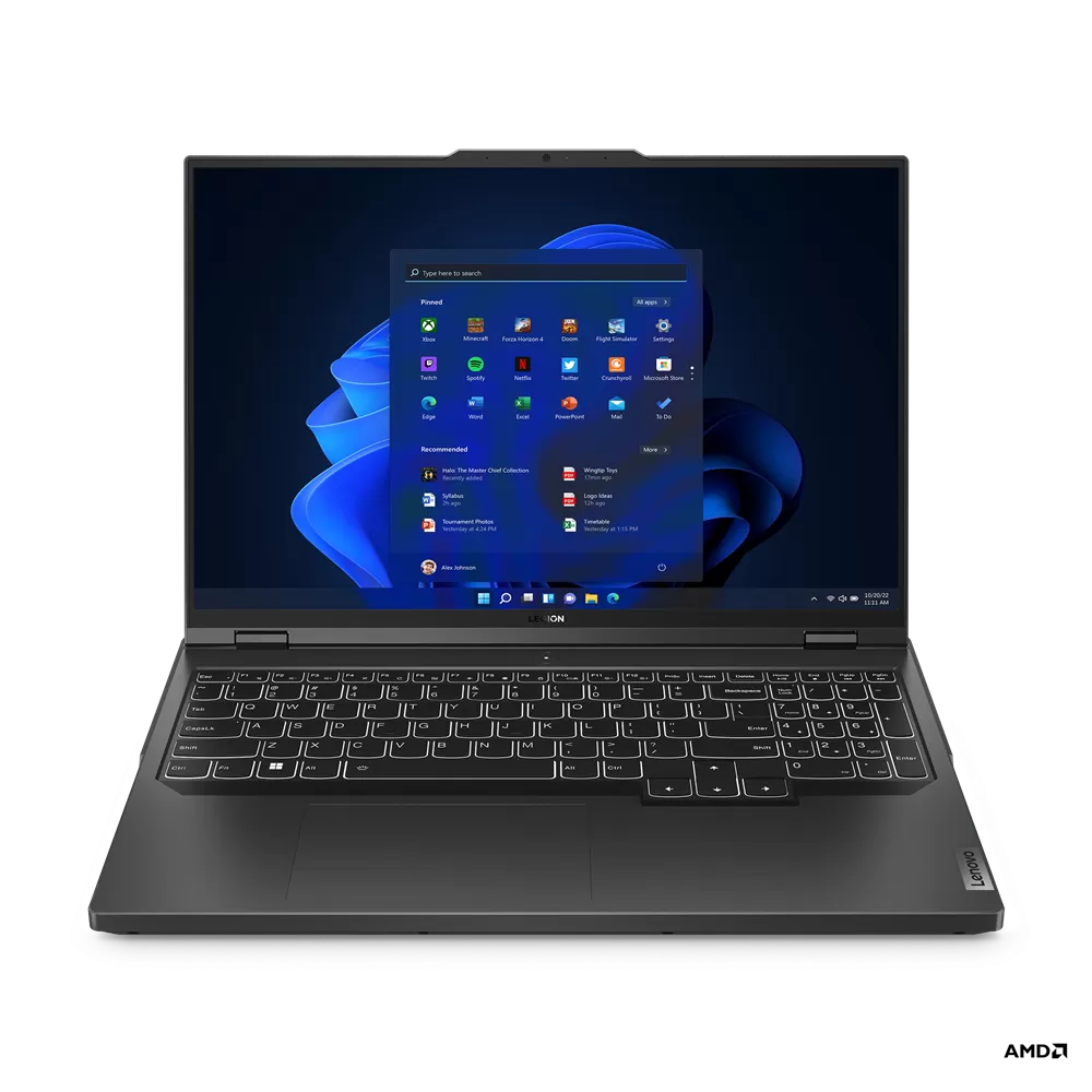 Notebook Lenovo Legion Pro 5 16ARX8 16" WQXGA AMD Ryzen 7 7745HX RTX 4060-8GB RAM 32GB SSD 1TB No OS Onyx Grey