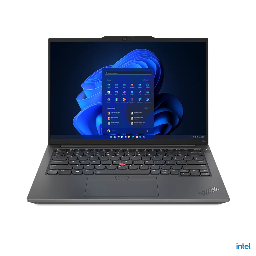 Notebook Lenovo ThinkPad E14 Gen 5 14" WUXGA Intel Core i5-1335U RAM 16GB SSD 512GB No OS Graphite Black