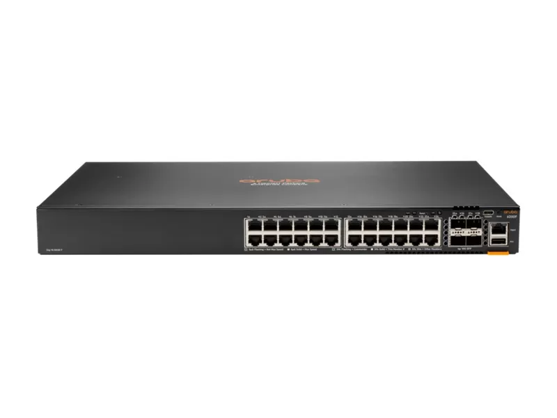 Switch HPE Aruba 6200F cu management fara PoE 24x1000Mbps RJ45 + 4xSFP+