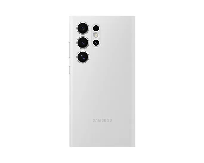 Husa Samsung Smart View Wallet pentru Galaxy S24 Ultra  White