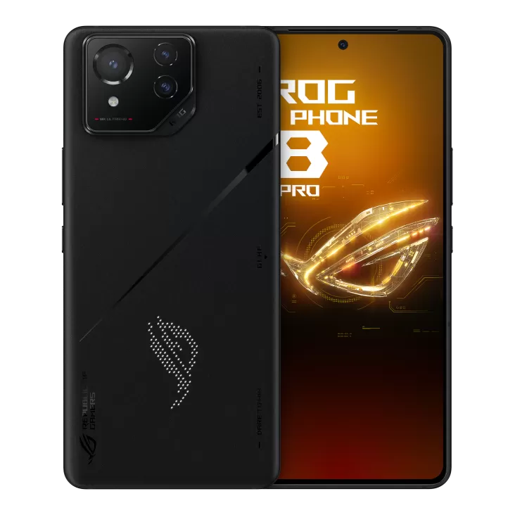 Telefon Mobil Asus ROG Phone 8 Pro  512GB Flash  16GB RAM  Dual SIM  5G  Phantom Black