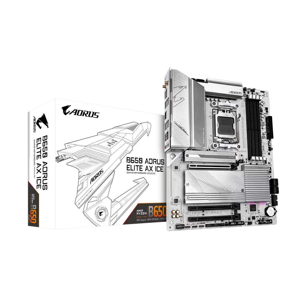 Placa de baza Gigabyte B650 AORUS ELITE AX ICE  Socket AM5