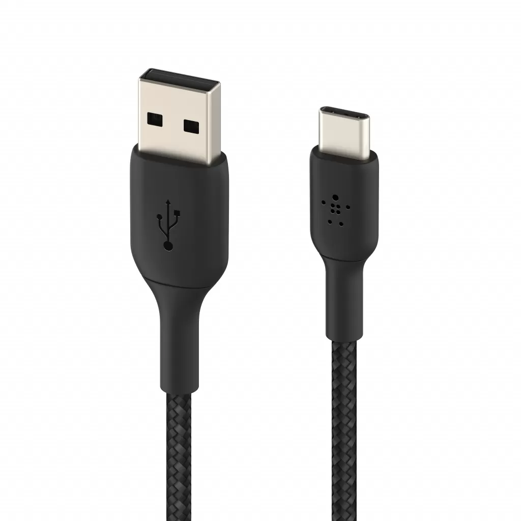 Cablu Belkin BOOST BoostCharge USB-C to USB-A Braided 2m Black