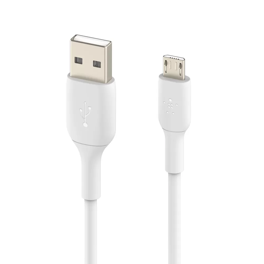 Cablu Belkin BoostCharge  USB-A to Micro-USB  1m  White