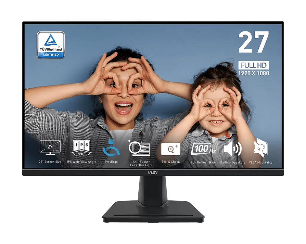 Monitor LED MSI PRO MP275 27" Full HD 1ms Black