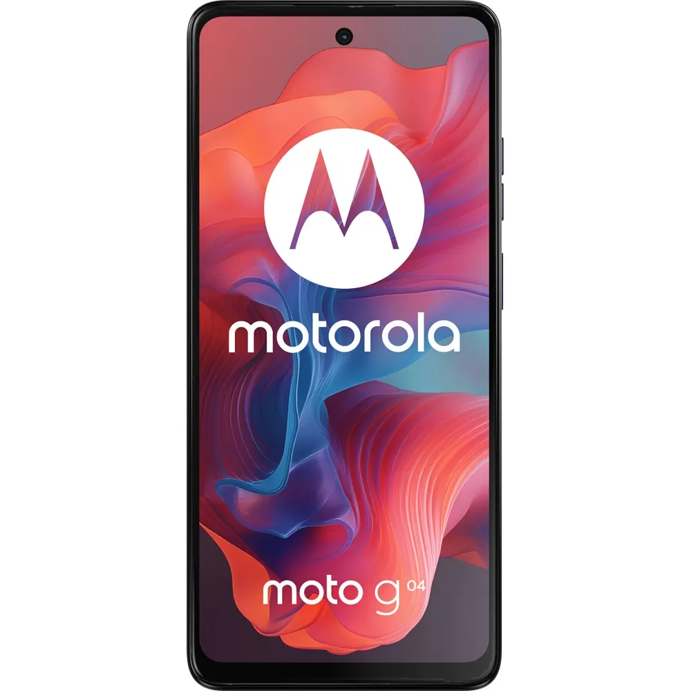 Telefon Mobil Motorola Moto G04 64GB Flash 4GB RAM Dual SIM 4G Concord Black