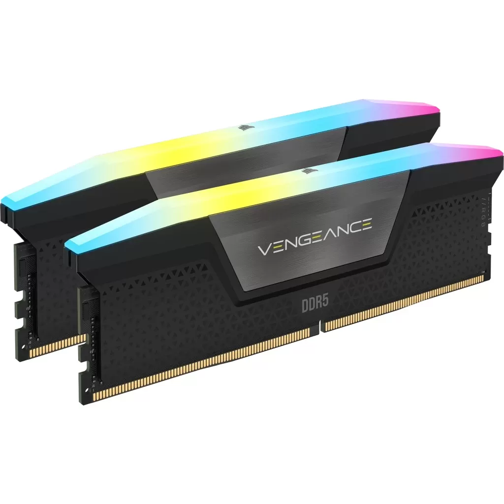 Memorie Desktop Corsair Vengeance RGB 32GB(2 x 16GB) DDR5 6200Mhz CL36 Black