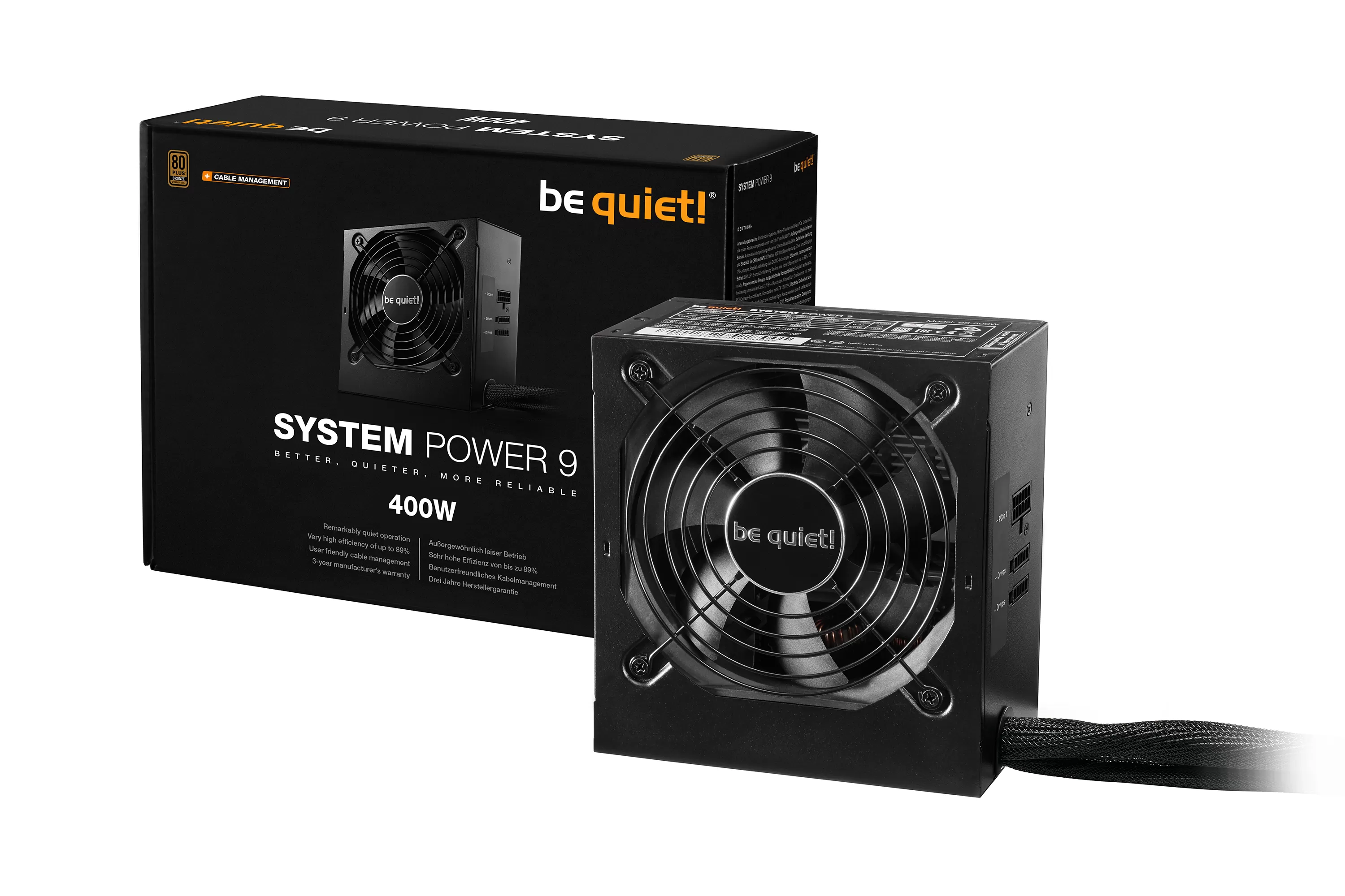 Sursa PC be quiet! SYSTEM POWER 9 CM 400W