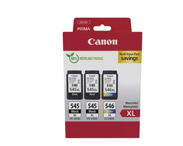 Pachet Cartuse Inkjet Canon PG-545XL x2 / CL-546XL Black/Color