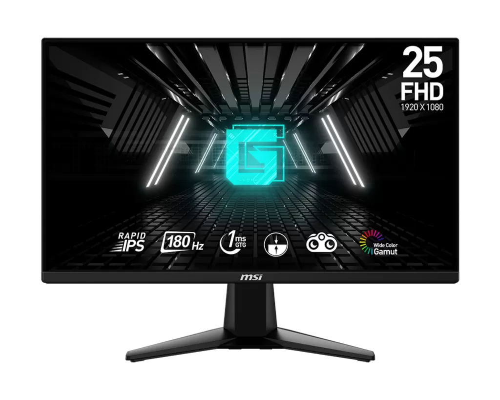 Monitor LED MSI G255F 24.5" Full HD 180Hz 1ms Black