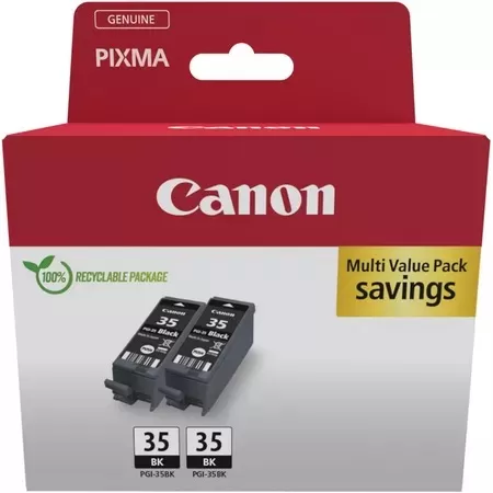 Cartus Inkjet Canon PGI-35BK Black Twin Pack