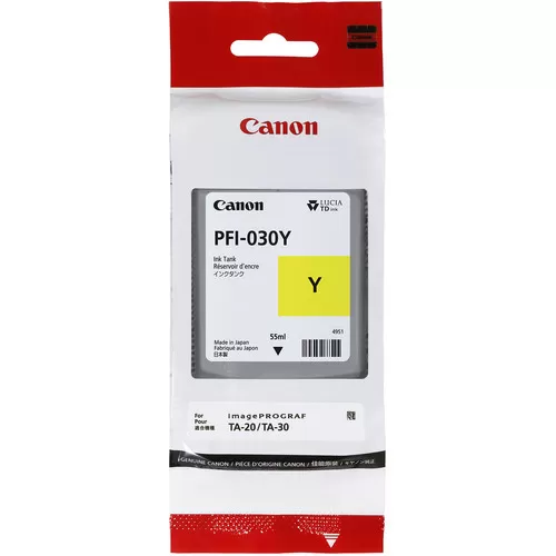 Cartus Inkjet Canon PFI-030Y 55ml Yellow