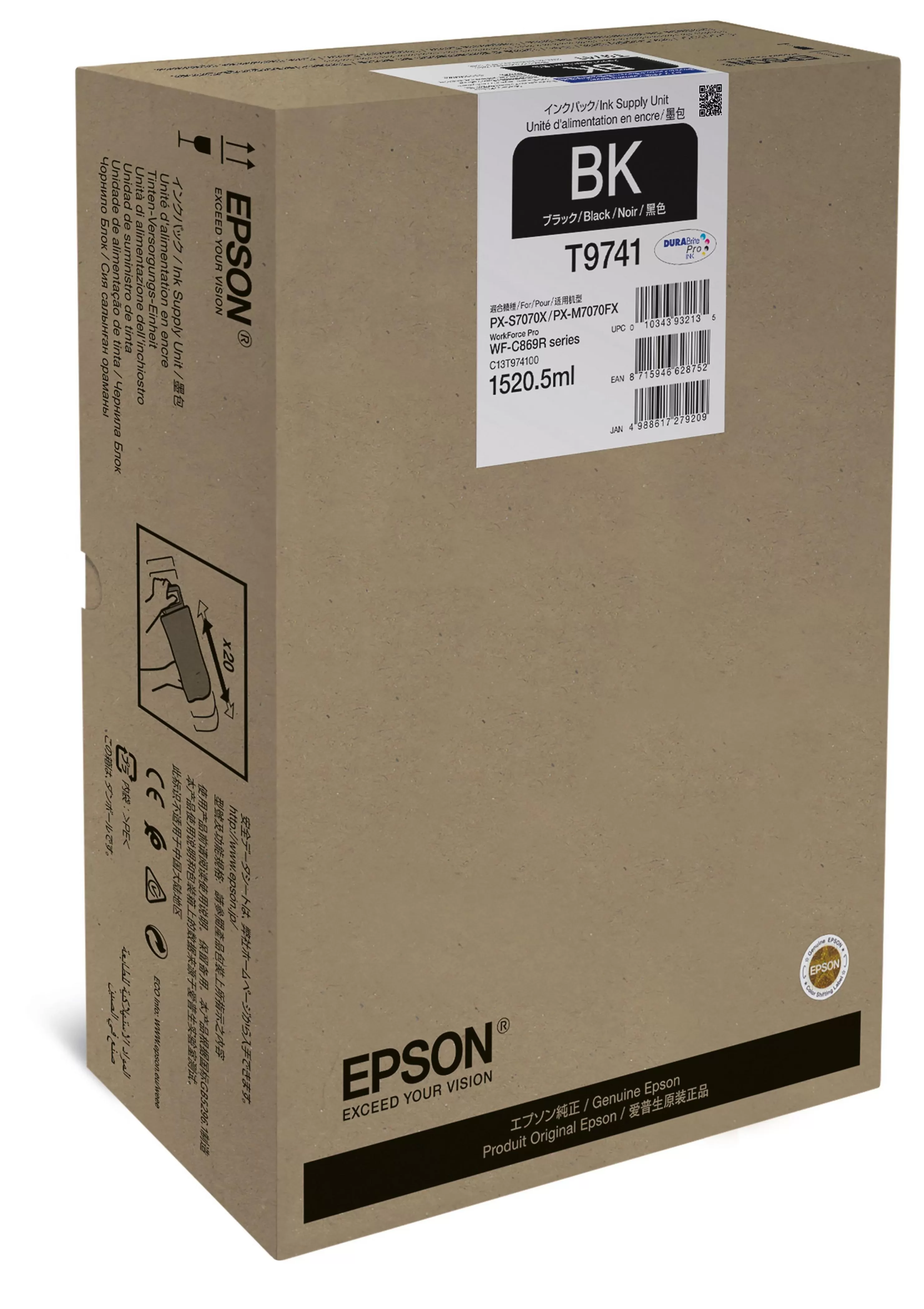 Cartus Inkjet Epson T9741 XXL Black