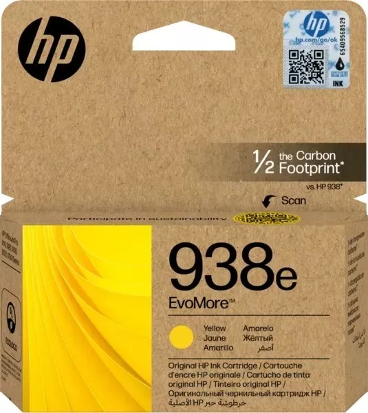 Cartus Inkjet HP 938e EvoMore 1650 pagini Yellow