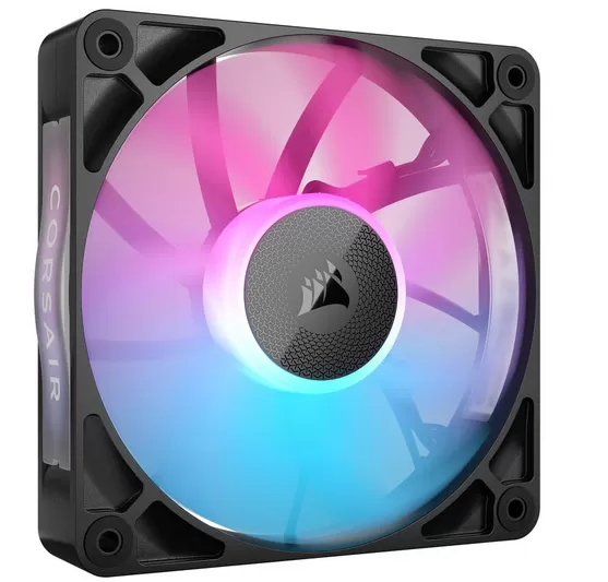 Ventilator Corsair iCUE LINK RX120 RGB PWM Single Fan Expansion  Black