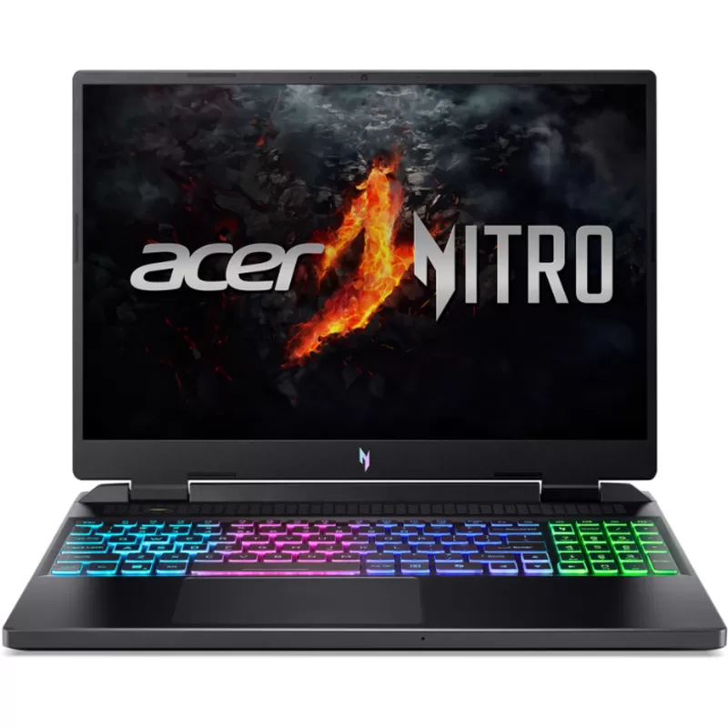 Notebook Acer Nitro AN16-42 16" WUXGA 165Hz AMD Ryzen 7 8845HS RTX 4060-8GB RAM 16GB SSD 1TB No OS Obsidian Black