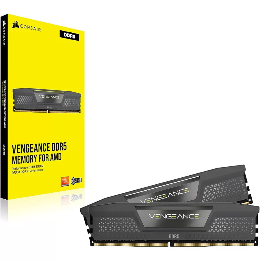 Memorie Desktop Corsair Vengeance 32GB(2 x 16GB) DDR5 5600Mhz CL40 AMD EXPO Black
