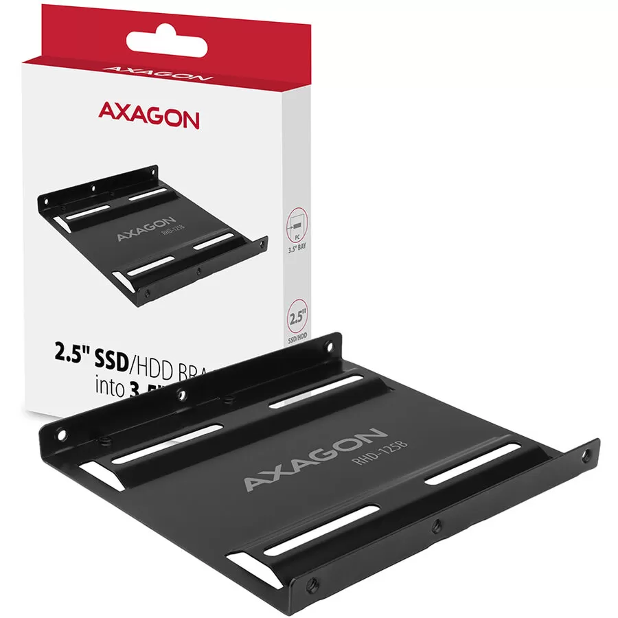 Adaptor Axagon RHD-125B pentru montarea unui HDD/SSD 2.5