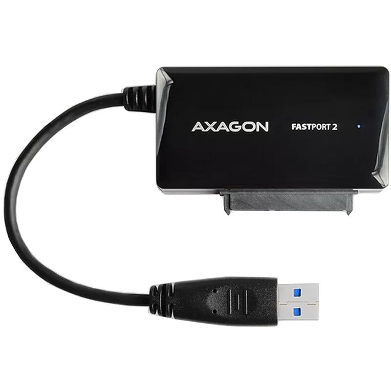 Adaptor Axagon ADSA-FP3  USB 3.0 la SATA 6G HDD  Adaptor FASTPort3  Include adaptor AC