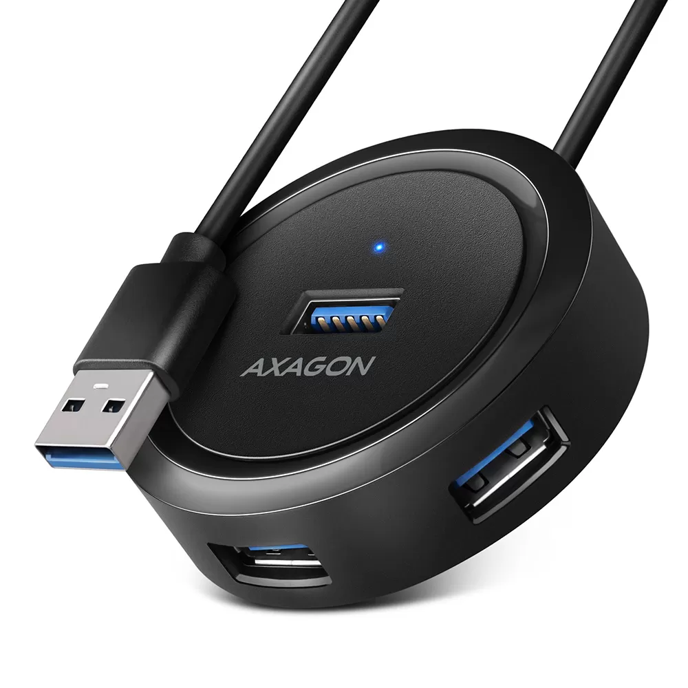 Hub USB Axagon HUE-P1A USB-A 4x USB 3.2 Gen1