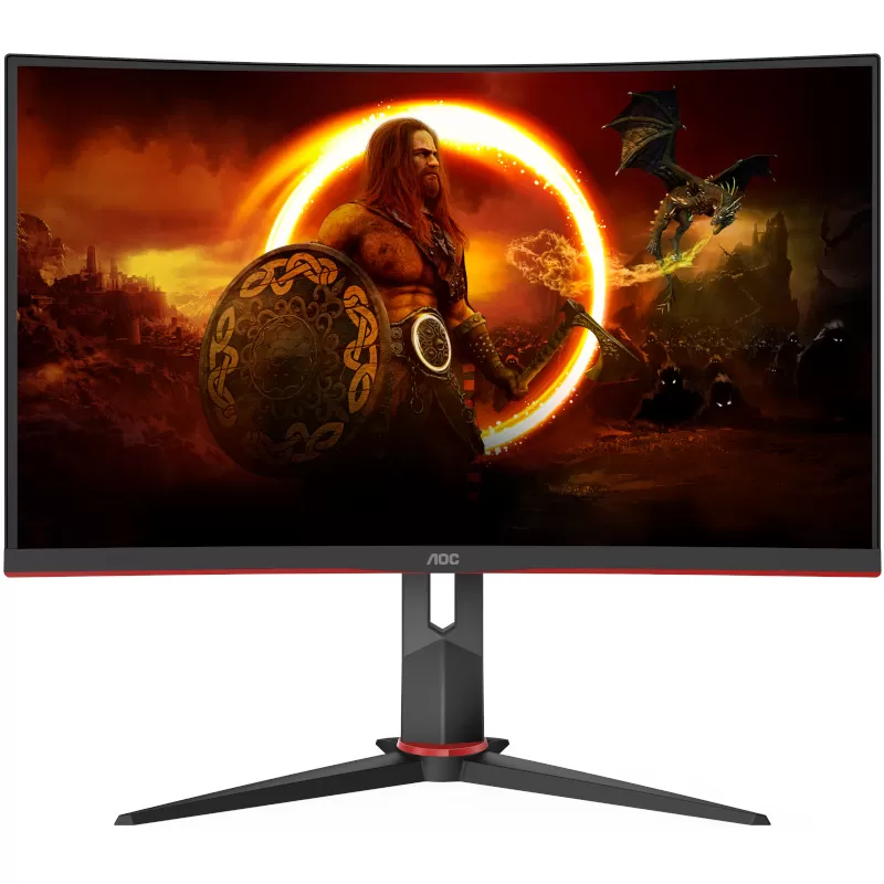 Monitor LED AOC CQ27G2S/BK 27" Curbat QHD 165Hz 1ms HDMI DP Black