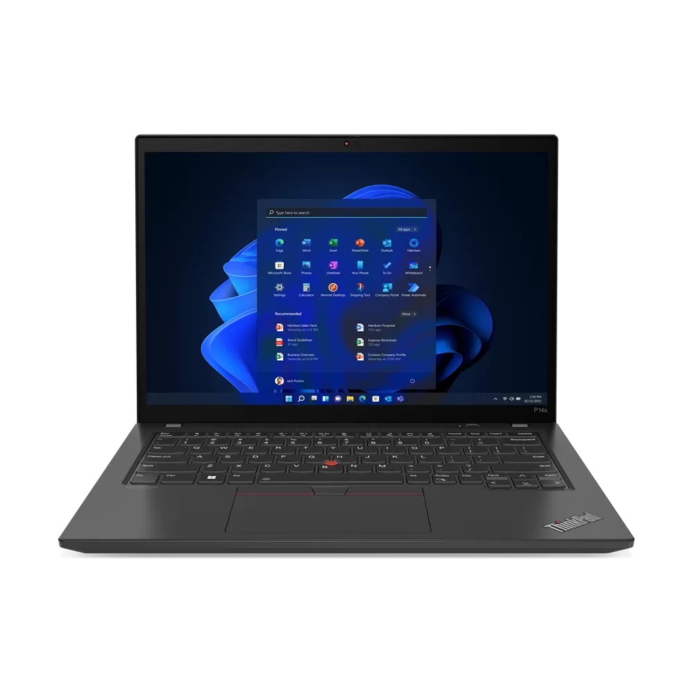 Notebook Lenovo ThinkPad P14s Gen 4 14" 2.8K OLED AMD Ryzen 7 Pro 7840U RAM 64GB SSD 2TB Windows 11 Pro Villi Black