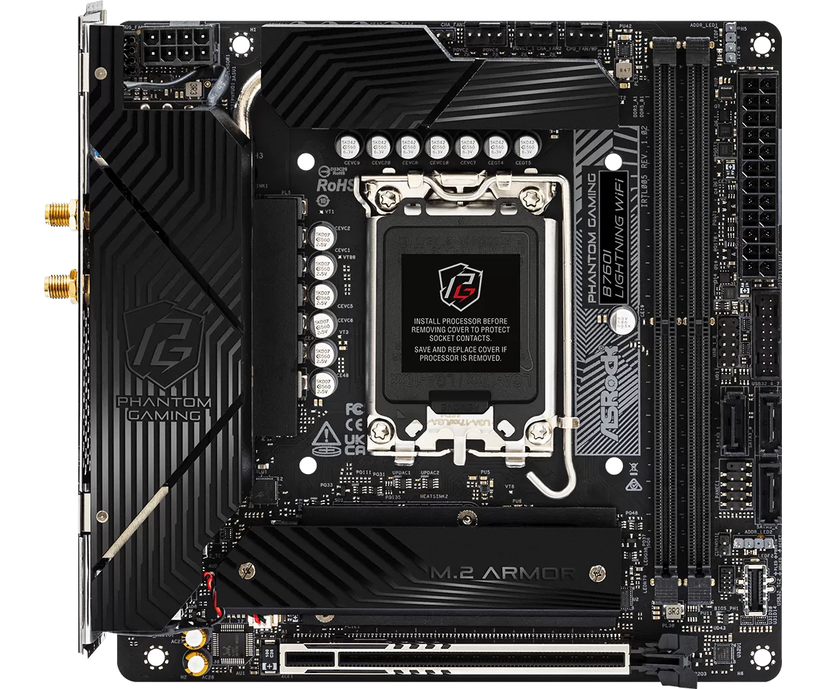 Placa de baza AsRock B760I LIGHTNING WIFI Socket 1700