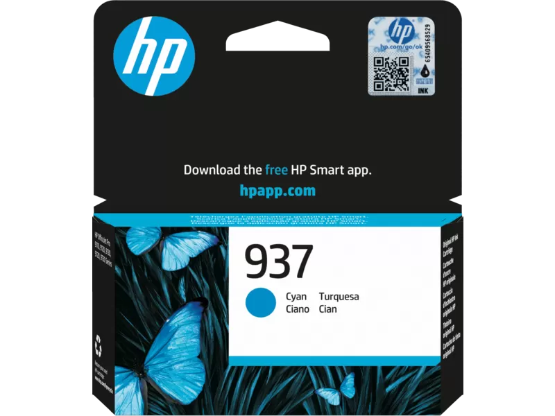 Cartus Inkjet HP 937 800 pagini Cyan