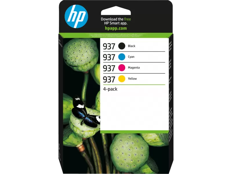 Pachet cartuse Inkjet HP 937 800 pagini CMYK