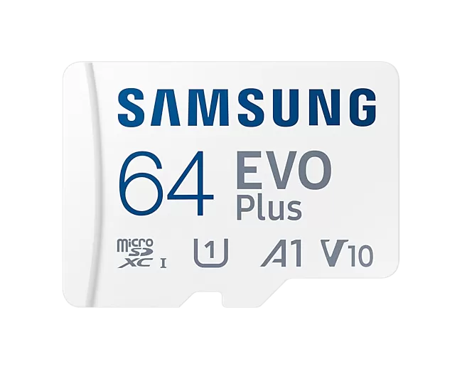 Card de memorie Samsung EVO Plus MB-MC64KA Micro SDXC 64GB UHS-I CL10 + Adaptor SD