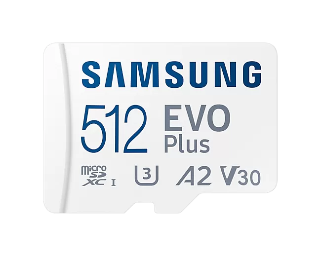 Card de memorie Samsung EVO Plus MB-MC512KA Micro SDXC 512GB UHS-I CL10 + Adaptor SD