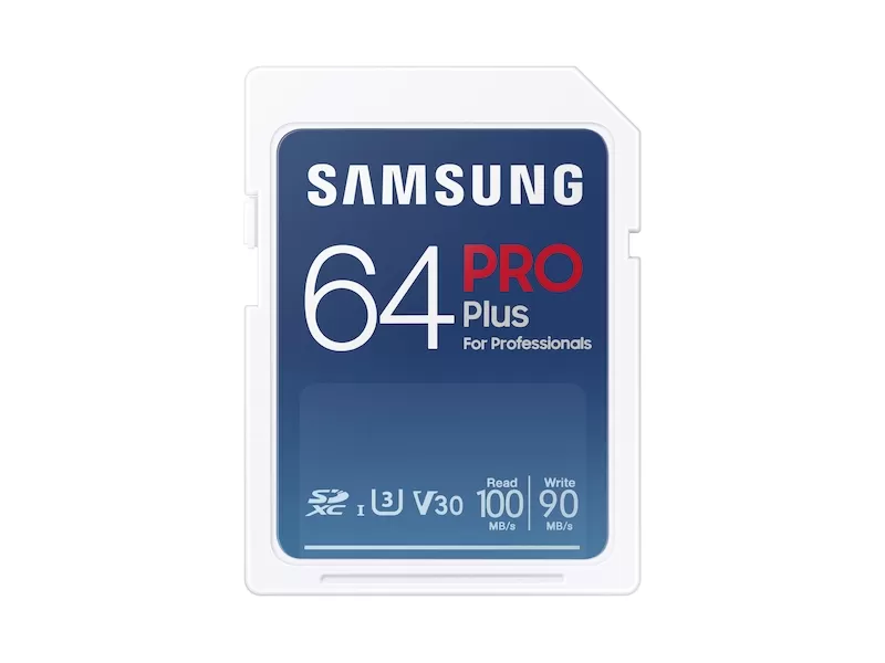 Card de memorie Samsung PRO Plus MB-SD64K SDXC 64GB UHS-I U3 V30