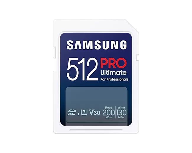 Card de memorie Samsung PRO Ultimate MB-SY512S/WW SDXC 512GB UHS-I U3 V30