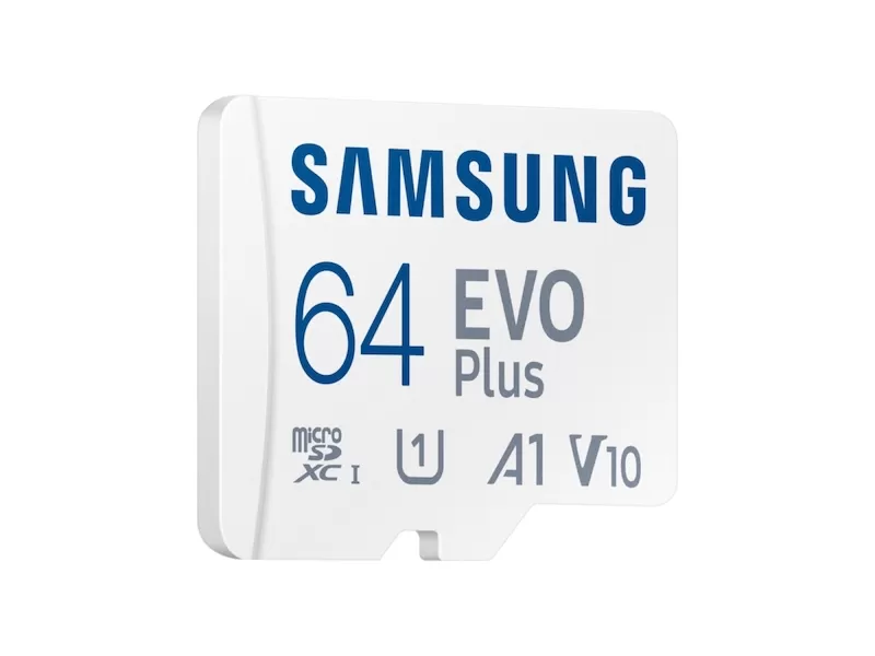 Card de memorie Samsung EVO Plus (2024) MB-MC64SA  Micro SDXC  64GB  UHS-I  U1  V10  A1 + Adaptor SD