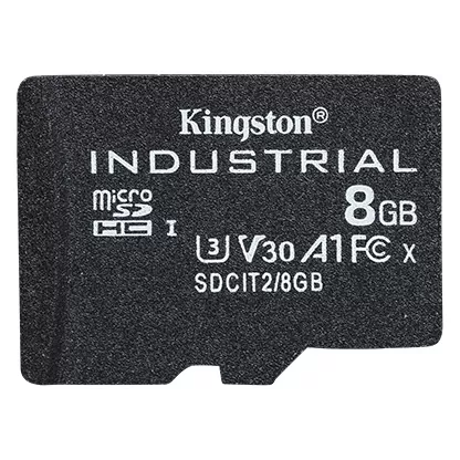 Card de memorie Kingston Industrial 8GB Micro SDHC UHS-I U3 V30 A1