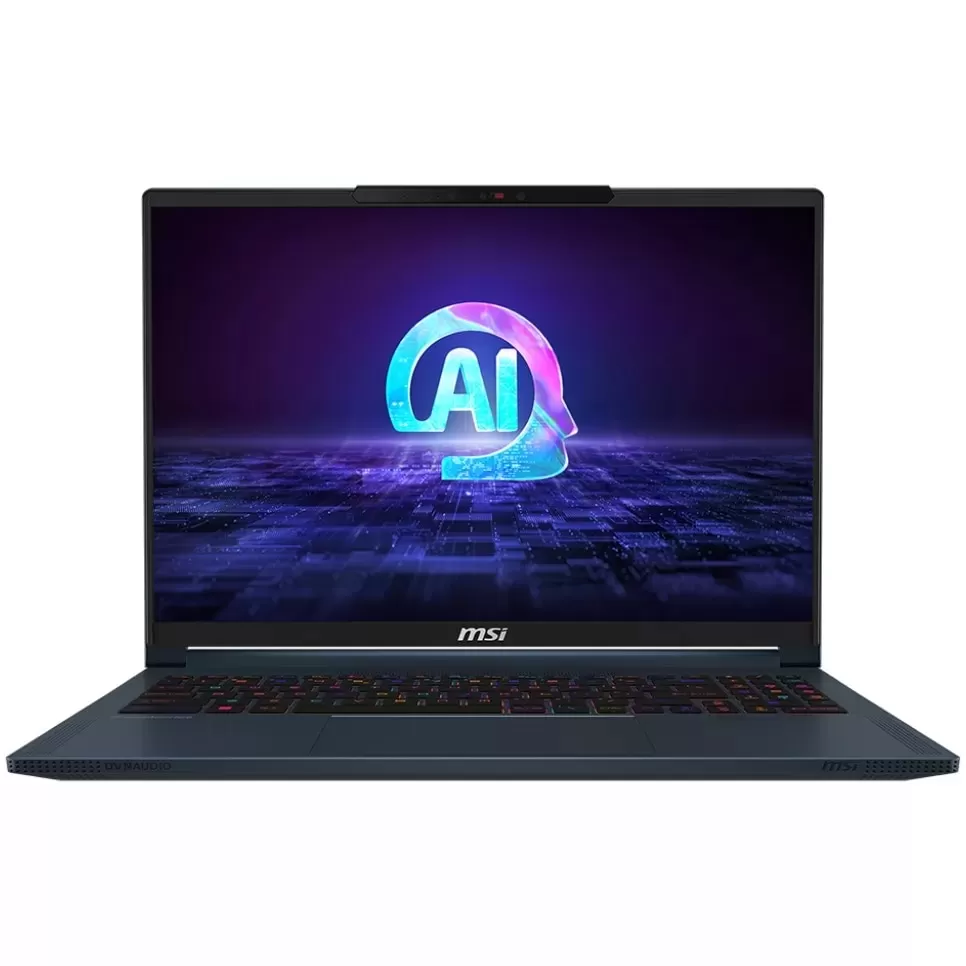 Notebook MSI Stealth 16 AI Studio A1VGG 16" QHD+ 240Hz Intel Core Ultra 7 155H RTX 4070-8GB RAM 32GB SSD 1TB No OS Blue