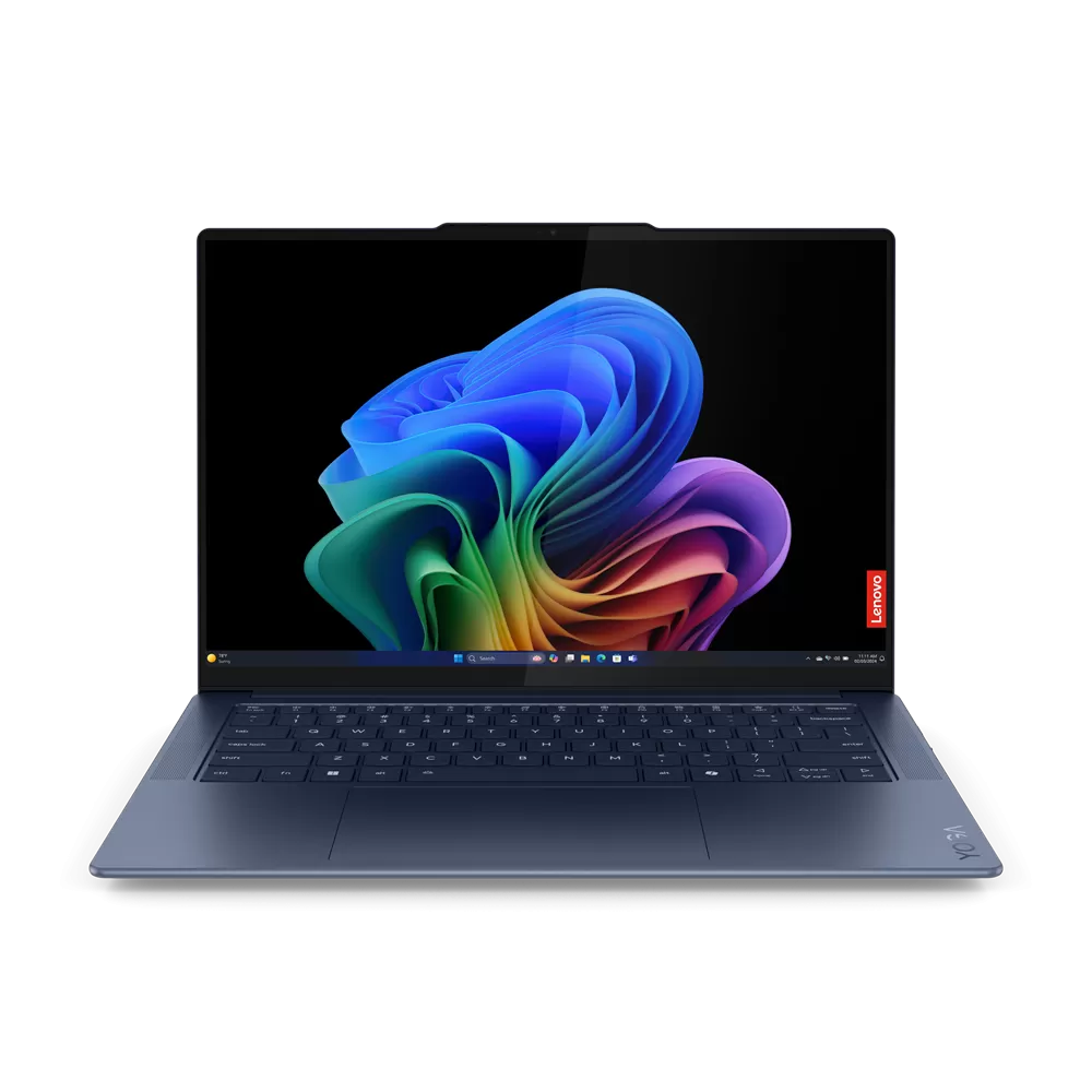 Ultrabook Lenovo Yoga Slim 7 14Q8X9 14" 3K OLED Touch Snapdragon X Elite X1E-78-100 RAM 32GB SSD 1TB Windows 11 Pro Cosmic Blue