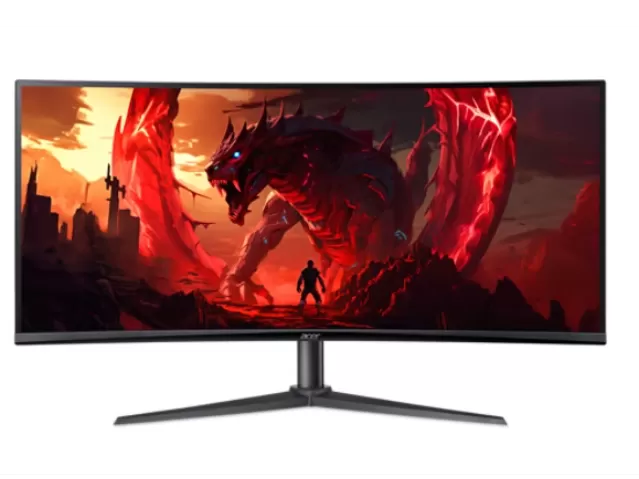 Monitor LED Acer Nitro XZ340CU H Curbat 34" UWQHD 1ms 2xHDMI DP Negru