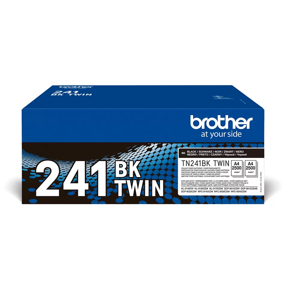 Pachet 2 Cartuse Toner Brother TN-241BK Twin  2 x 2500 pagini  Black